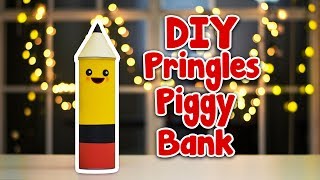 DIY Piggy Bank using Pringles can [upl. by Giah]