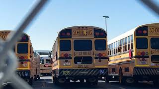 Pinellas County School Bus Walter Pownall Bus Compound Tour [upl. by Rodrique]