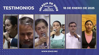 Testimonios 18 de enero de 2025  Iglesia de Dios Ministerial de Jesucristo Internacional [upl. by Pelag]