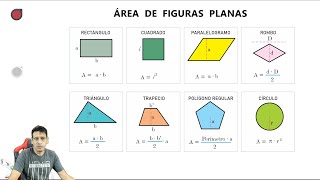 Calcula fácilmente el área de figuras planas  Geometría [upl. by Tannie872]