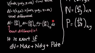 state functions as exact differentials [upl. by Lauritz]