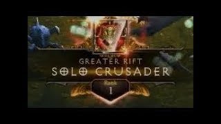 Diablo 3  GR127 Solo Crusader  Rank 1 Condemn [upl. by Ihpen487]