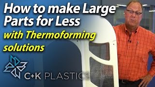 Thermoforming Pressure Forming or Vacuum Forming Large Plastic Parts  CampK Plastics  Metuchen NJ [upl. by Electra94]