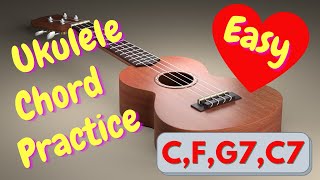 Chord Practice C F G7 C7 [upl. by Bronny655]