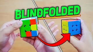 How to solve a 3x3 Rubiks Cube BLINDFOLDED OLD POCHMANNBeginners Method Easiest Tutorial [upl. by Kcirdet]