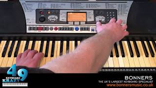 Yamaha PSR350 Keyboard  Tutorial [upl. by Schott]