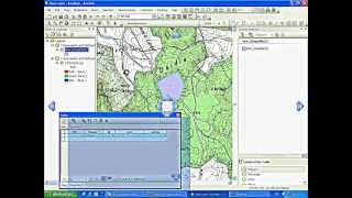 Cour 3 ARCGIS 10 calculer la surface [upl. by Ybbor866]