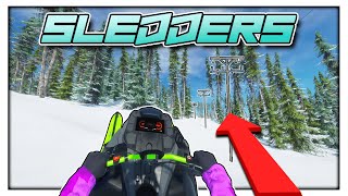 FOLLOWING THE POWERLINE TRAIL IN SLEDDERS AND GIVEAWAY INFO [upl. by Keen414]