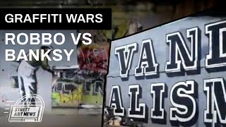 Robbo vs Banksy quotGraffiti Warsquot Full [upl. by Einttirb592]