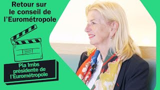 Retour sur le conseil de l’Eurométropole doctobre avec Pia Imbs présidente de l’Eurométropole [upl. by Benenson]