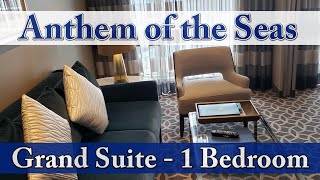 Grand Suite Anthem of the Seas Royal Caribbean Stateroom Tour [upl. by Harrak]