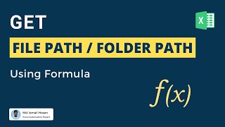 Get File Path or Folder Path Dynamically Using Formula to build Dynamic Power Query [upl. by Phyl179]