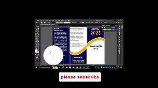 How to Make a TriFold Brochure Template in Illustrator  short [upl. by Charil]