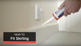 How to fit skirting with Wickes [upl. by Asinet]