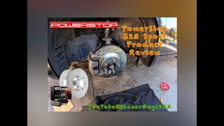 POWERSTOP Z23 Sport Brakes Product Review [upl. by Nosdrahcir]