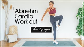 CARDIO WORKOUT für Zuhause  Fettverbrennung ankurbeln  ohne Springen [upl. by Eidderf]