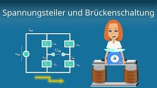 Brückenschaltung Wheatstone Brücke und Spannungsteiler berechnen [upl. by Diehl]