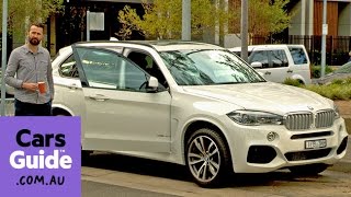 BMW X5 xDrive40e 2016 review  road test video [upl. by Esinal]