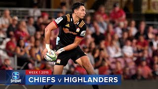 Chiefs v Highlanders  Super Rugby 2019 Rd 1 Highlights [upl. by Tarazi206]