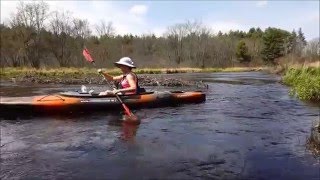 Barre River Kayak 3 Hours in 3 Minutes [upl. by Maje]