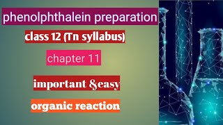 How to prepare phenolphthalein Phthalein reactionclass 12 chemistry in tamil [upl. by Anoif]