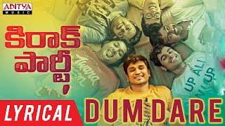 Dum Dare Lyrical  Kirrak Party Songs  Nikhil Siddharth  Samyuktha  Simran  Sharan Koppisetty [upl. by Uahc297]