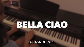 Bella Ciao  La Casa de Papel piano cover 🎵 Flowkey beginner arrangement [upl. by Etana535]