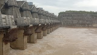 Polavaram Dam Projec Water Released [upl. by Ennayrb]