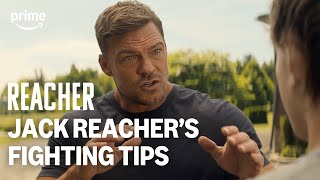 REACHER Teaches Richard To Fight  REACHER Season 3  Prime Video [upl. by Atikel]