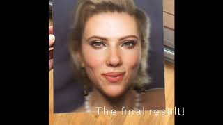 Scarlett Johansson 3D lenticular [upl. by Enyaht471]