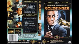 James Bond 007 03 Goldfinger 1964 Australian Home Video Releases 19822016 [upl. by Lyrred]