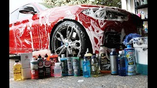 The Best Car Soap Shampoo  20 product shootout [upl. by Ruberta]