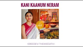 Kani kaanum neram  Vishu special  Sreedevi Thekkedath [upl. by Yole]