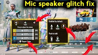 How to fix mic and speaker glitch in Bgmi  Bgmi mic glitch problem  bgmi mic  new update 34 [upl. by Gwendolyn]