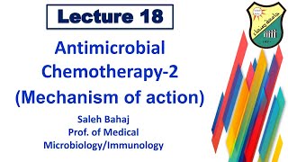 18 Antimicrobial chemotherapy2 [upl. by Mcleroy]