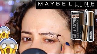 Cejas tatuadas Tattoo Brow de Maybelline Review [upl. by Audri436]