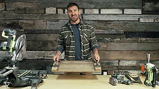 How to Make a Barnwood Serving Tray  DIY Network [upl. by Dyana563]