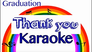 Graduation Song for KidsChildren amp babies  Thank You Karaoke  Learning Graduation by Patty Shukla [upl. by Gregor232]