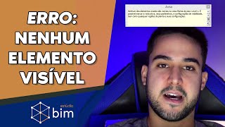 Como corrigir o erro de elemento não visível no Revit [upl. by Aztinay]