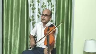 One of the popular song of manna dey quotcover by sujit biswas on violin [upl. by Munro]