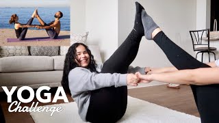 COUPLES YOGA CHALLENGE sisters edition [upl. by Buschi]