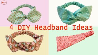 DIY HEADBAND IDEAS  HOW TO MAKE HEADBAND  HEADBAND TUTORIAL  EASY TO SEW PROJECTS [upl. by Lavoie]