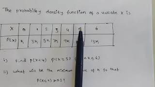 Discrete random variable problem application of discrete random variable [upl. by Reeher236]