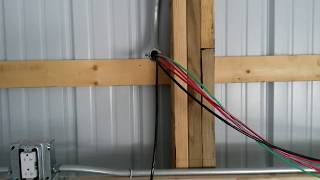 Pole Barn Electrical Wiring In Conduit Example amp Ideas [upl. by Sanfo]