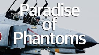 百里基地 F4 ファントム quot You dream of The Paradise of Phantoms quot JASDF F4RF4 Phantoms [upl. by Ayiak544]