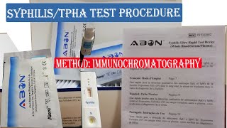 TPHA Test Bangla ।। খুব সহজে সিফিলিস টেষ্ট করুন । [upl. by Avehs]