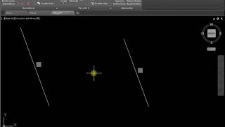 Las líneas paralelas en autocad [upl. by Rolecnahc]