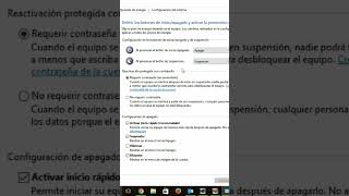 Activar la función hibernar en Windows 10 short windows hibernar wwindows10 [upl. by Sanford]