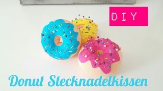 DIY Stecknadelkissen Donut selber machen No SewDIY Kajuete [upl. by Yssenhguahs]