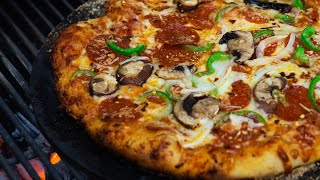 Easy Brick Oven Pizza without the Brick Oven Weber Grill Pizza Tutorial [upl. by Eedia]